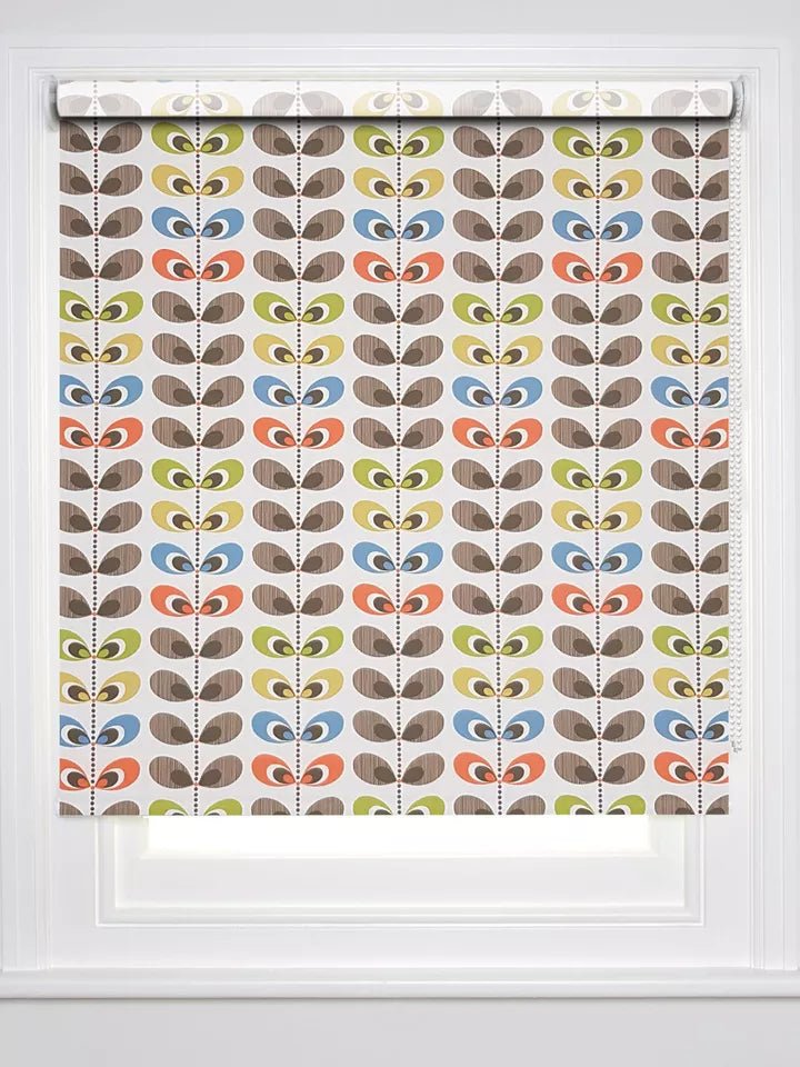 ~MADE TO MEASURE~ EASY FIT Premium Patterned Multicoloured Custom Roller Blinds* *NO CUTTING REQUIRED - *HASSLE FREE* - **READY TO FIT** - Queen Blinds ltd