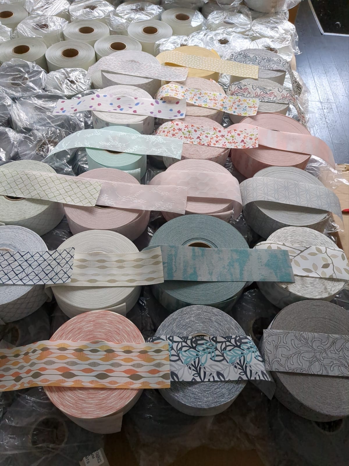 made to measure patterned vertical blinds replacement slats 3.5"(89mm) - Queen Blinds ltd