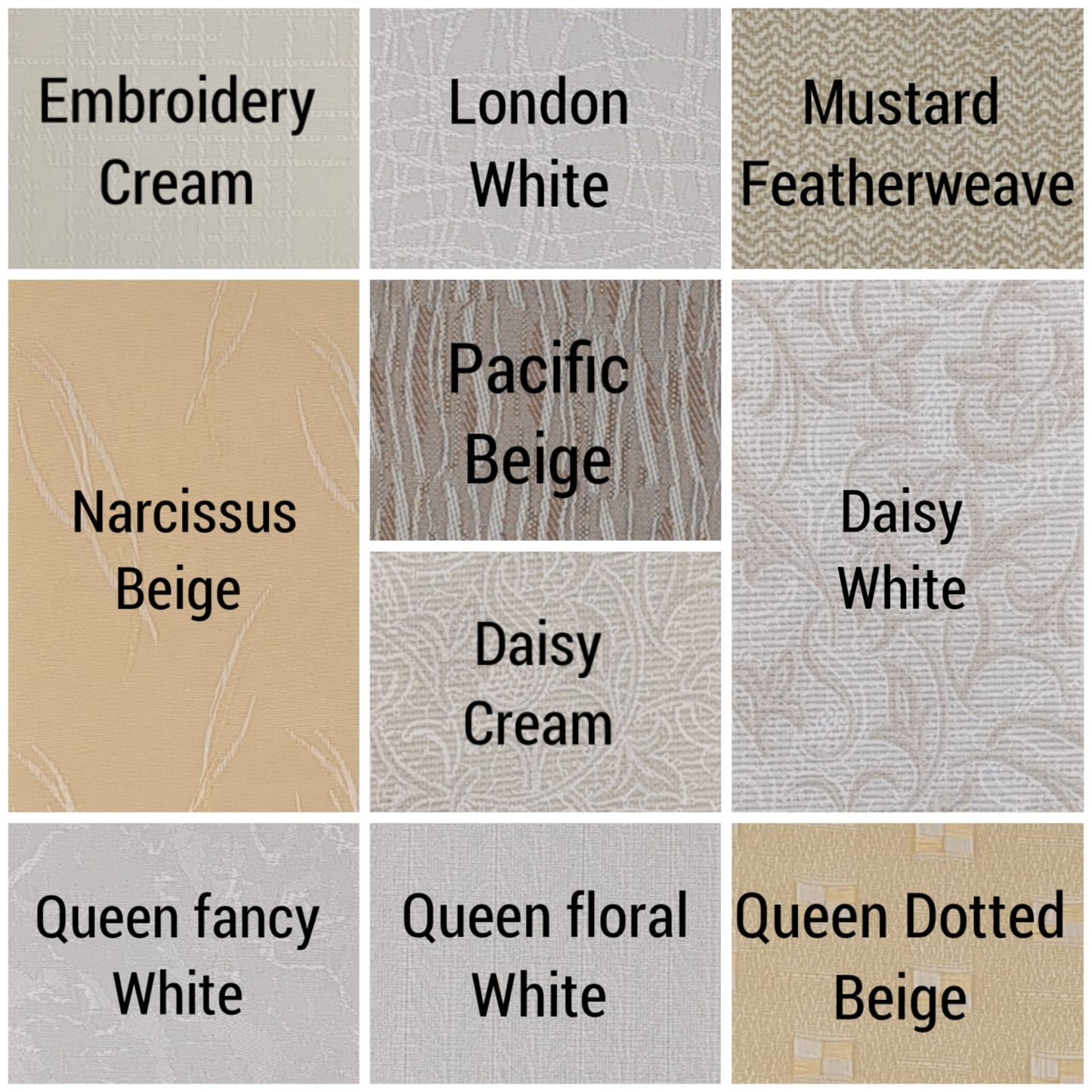 PATTERNED MADE TO MEASURE VERTICAL BLIND REPLACEMENT SLATS 3.5"(89MM) - Queen Blinds ltd