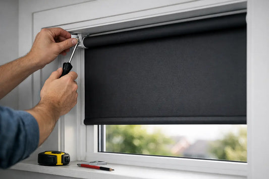 How to Fit Blackout Blinds Inside Frame