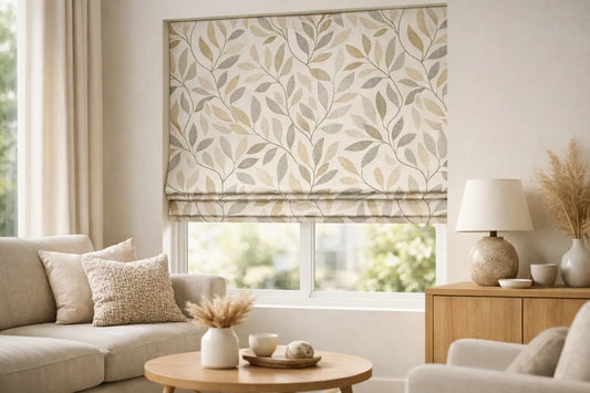 Can Patterned Blinds Suit Neutral Rooms? Yes