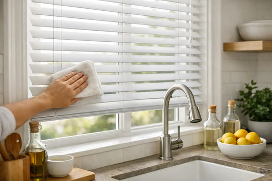 Wipe Clean Kitchen Blinds That Make Sense