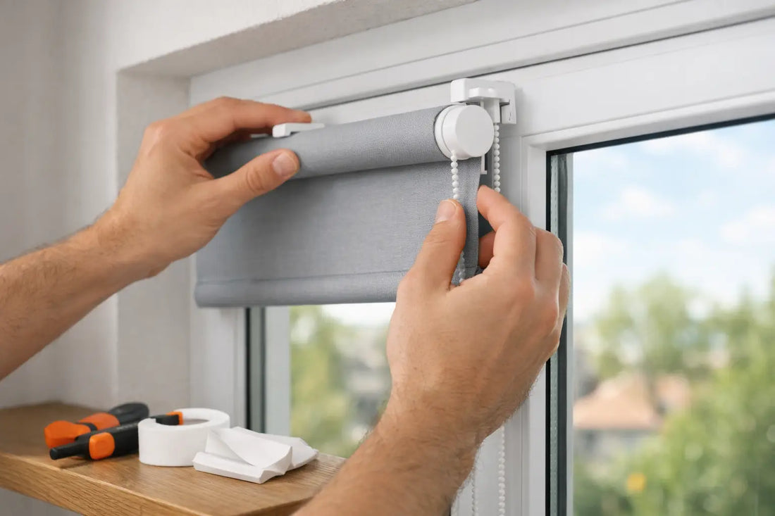 How to Install Roller Blinds Without Drilling