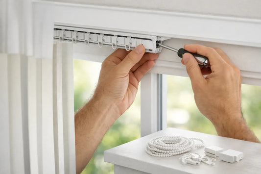 Vertical Blind Track Replacement Made Simple