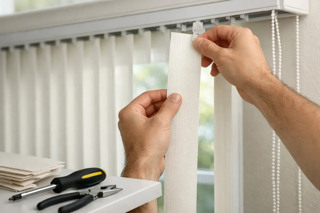 How to Replace Vertical Blind Slats