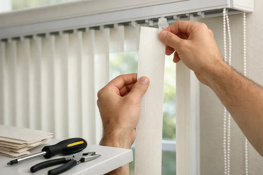 How to Replace Vertical Blind Slats