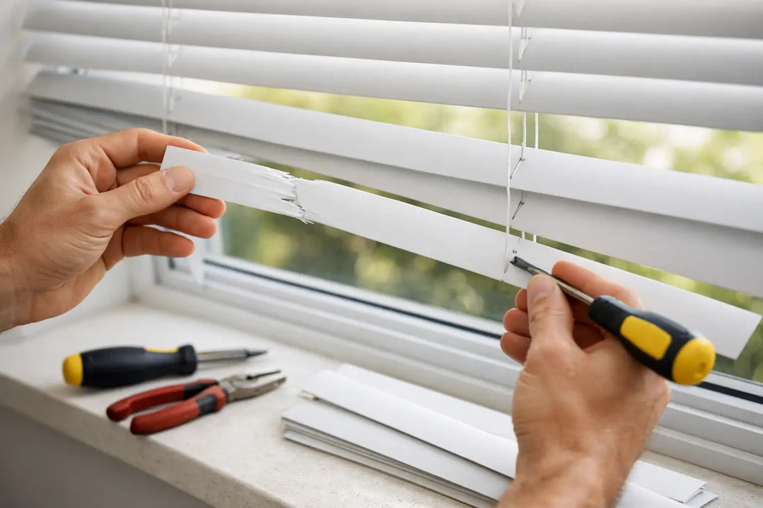 How to Replace Damaged Blind Slats
